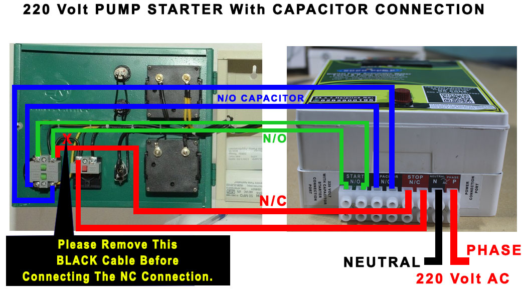 With a single phase starter connection diagram to our water pump controller